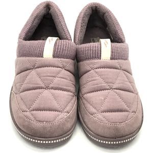 Skechers Cozy Campfire Knit Puffer Slippers Lavender/Mauve 167218 Size 8